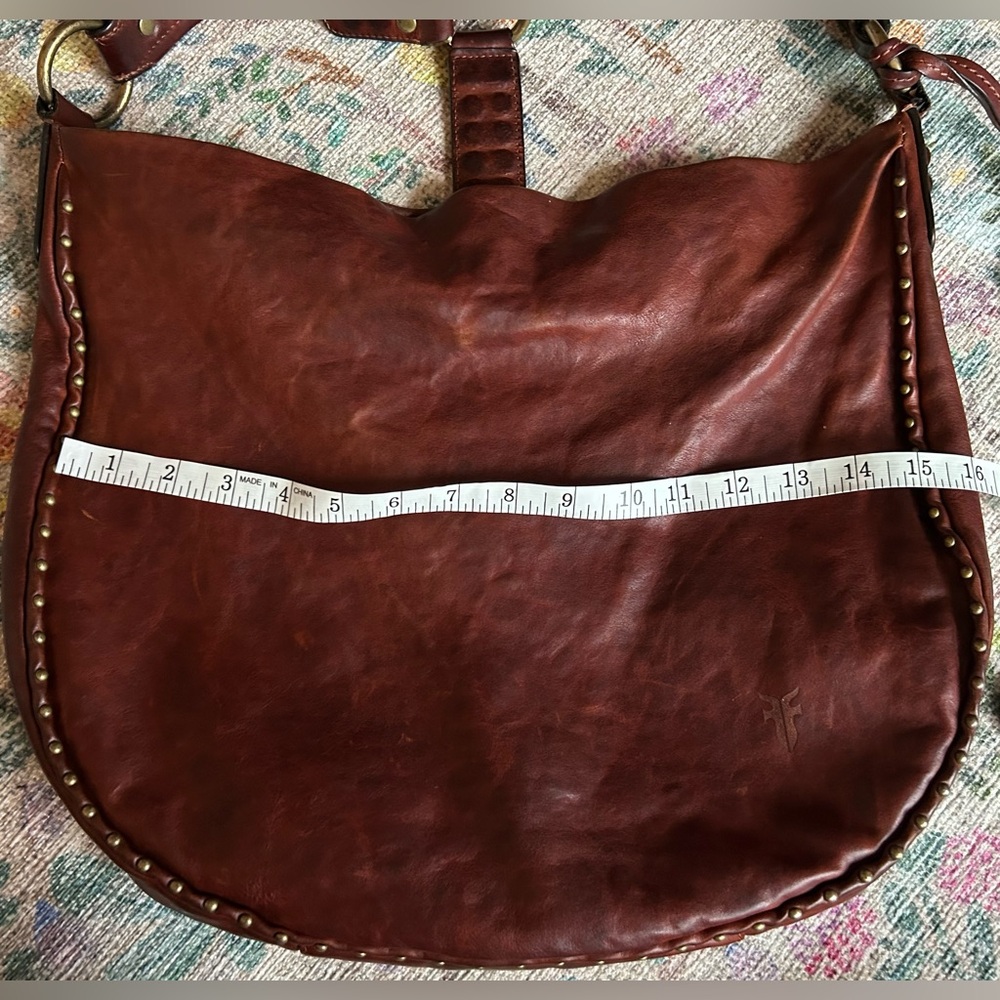 Frye Roxanne Large Hobo Bag, Whiskey color - Picture 15 of 16